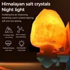 Natural Himalayan Salt Rock Lamp Ionic Crystal Air Purifying Light Room Light