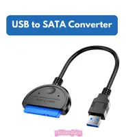 在飛比找蝦皮購物優惠-SATA to USB 3.0 Adapter with U