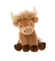 Charlie Bears Cuddle Cubs Highland Cow Plush Teddy Toy Soft Stuffed Animal Bear
