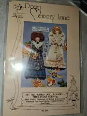 DOWN MEMORY LANE "POTPOURRI DOLL & ANGEL" VINTAGE PATTERN Uncut