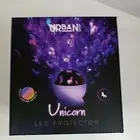 New Modern Urban Shop Unicorn LED Rotating Projection Lamp Multicolored