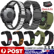 For Garmin Fenix 7X Sapphire Solar/6/6X Pro/5/5X Plus/3HR Band Replacement Strap