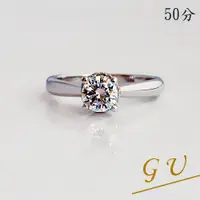 在飛比找蝦皮購物優惠-【GU鑽石】A96 擬真鑽求婚戒指生日禮物仿鑽鋯石戒指銀戒指