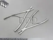 2 Micro Friedman Bone Rongeur Slightly Curved 6" orthopedic, surgical veterinary