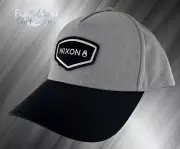 New Nixon Watts Black Gray Mens Snapback Cap Hat