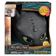 Spin Master Dragon's Movie Blast & Roar Toothless Role Play Mask 28cm Black 4y+