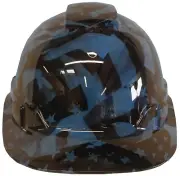 Hydro Dipped Hard Hat Ridgeline Cap Style Custom Light Blue Midnight Flags