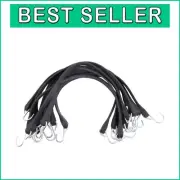 Heavy-Duty 31" Bungee Straps - 50 Pack with Crimped S-Hooks for Durability