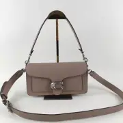 COACH Tabby Shoulder Bag Brown Leather Crossbody Shoulder Hand new