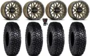 Raceline Krank 15" Wheels Bronze 30" Intersect Tires RZR XP 1000 / PRO XP