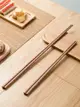 紅檀木火鍋加長筷子撈面實木筷家用復古中式筷子餐具木質油炸快子