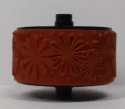 Stampin' Up Rubber Stampin Around 1" Wheel SOLITUDE Flower Starburst Dots