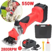 Electric Sheep Shears Wool Shear Clipper Livestock Hair Grooming Kit Set 2800RPM