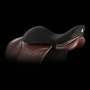 Acavallo Air Plus Gel Seat Saver Dri-Lex, 10 mm, Large(17.5"-18"), Black
