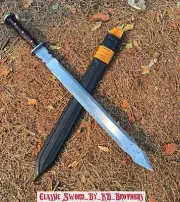 Custom & Handmade 5160 Carbon Steel Blade CLASSIC Sword-Full Tang-31-inches.