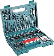 Makita B-53811 Drill & Screwdriver Bit Accessory Set (100 Piece), Multi-Colour, Set of 100