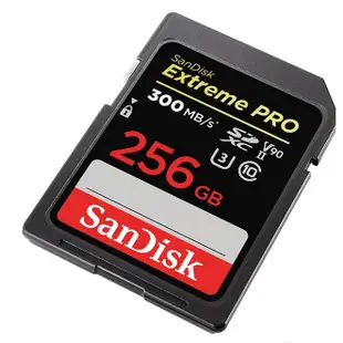 SanDisk Extreme Pro 256GB 256G SDXC 300MB/s SD V90 8K 相機記憶卡