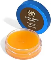 Blue Nectar Shubhr Orange Lip Balm & Gloss with Ghee And Natural Vitamin C for Dry Chapped Lips|100% Ayurvedic|Paraben & Sulphate Free| (15g, 10 Herbs)