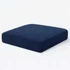 Dark Blue Stretchable Cushion Cover for 20-27.5 in Cushions 1 PC Durable Mate...