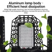 Four-leaf Indoor Plant Growth Lamp 240 LED Lamp With E27 Lamp Holder 150W