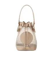Fendi Mon Tresor Drawstring Mini Bucket Bag One size dove-grey