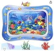 Tummy time water mat