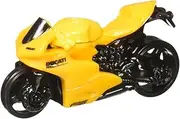 Hot Wheels 2015 Ducati 1199 Panigale Motorcycle 1:64 Scale Die-cast Yellow Unisex Kids Collectible
