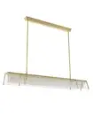 Beacon Lighting LEDlux Rivit LED 1200mm Colour Change Dimmable Pendant in Brass