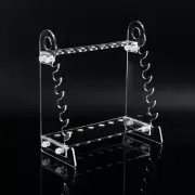 Secure Grip Organic Glass Test Tube Holder: Chemistry Lab Supply Rack au