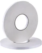 2 Rolls Double Sided Foam Tape White PE Foam Tape Sponge Soft Mounting Adhesive