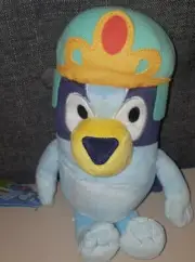 King Bluey Hard To Find Plush Doll licensed