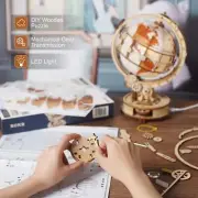 3D Wooden Globe Lamp: A Glow-rious DIY Adventure