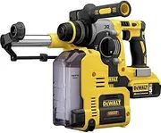 [DEWALT] Dust Extractor for SDS-Plus Cordless Combi Hammers D25303DH (Fits DCH273 and DCH274, Tool-free Attachment, HEPA Filter, Powered by Own Motor, Ideal for Overhead Work)