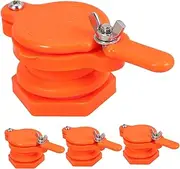 Kisangel 4pcs Plastic Honey Gate Valves for Beekeeping Durable Honey Extractor Tap for Flowing Exit Easy Installation Extractors and Tanks Convenient Beekeeping Accessory