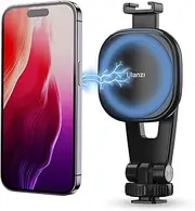 ULANZI Magnetic iPhone Tripod Mount MA23, Magnet Phone Holder Adapter Tripod Attachment Compatible with MagSafe Only for iPhone 12 13 14 Plus Pro Max All Series