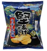 Calbee Kataage Potato Light Salt Flavor 65g Japanese Snack Chips Kashi