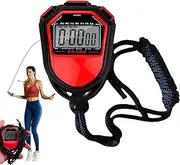 Digital Sport Stopwatch, Waterproof Stopwatches, Running Timer Stopwatch, Portable Stopwatch Timer for Tracking Time in Soccer, Running, Cycling, and Swimming Events (1 Piece)