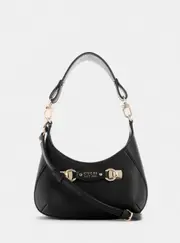 GUESS Black Mimina Mini Top Zip Crossbody Bag