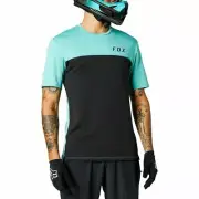 FOX 2021 MTB FLEXAIR DELTA BLACK SHORT SLEEVE JERSEY FOX