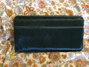 BRAND NEW Alf the Label- luxury black leather & hide purse. Limited edition