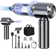 [DiliDala] Car Vacuum Cleaner, Portable Handheld Vacuum Cleaner 25000PA High Power, Mini Vacuum Cleaner for Carpet Pets Hair, Air Duster Air Blower