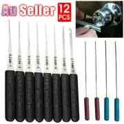 12pcs Hand Lock Broken Key Extractor Removal Remover Hooks Needles Tool Set AU