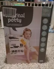 Dr. Talbot's My Real Potty Training Toilet with Life-Like Flush Button & Sounds