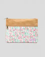 [Mooloola] Mooloola Sweet Pea Large Pencil Case in Pink/Blue One Size Pink/Blue