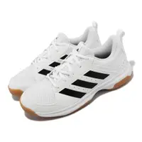 在飛比找ETMall東森購物網優惠-adidas 羽球鞋 Ligra 7 W 女鞋 白 黑 桌球