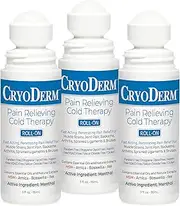 Cryoderm Roll-On 3-Pack, 3 Fl Oz (Pack of 3)