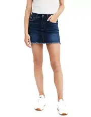 American Eagle Women's Blue Ne(X)t Level High-Waisted Mini Skirt, US 2 , 6091-9
