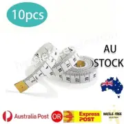 10PCS 1.5m Soft Ruler Tape Measure Sewing Body Measuring Tailor Flexible Cloth