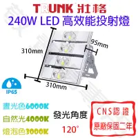 在飛比找蝦皮購物優惠-【敬】壯格 240W 高效能 投射燈 防水 防塵 IP65 