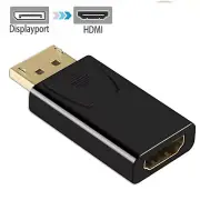 New Display Port to HDMI Displayport DP HDMI Cable Adapter Video cord HDTV PC